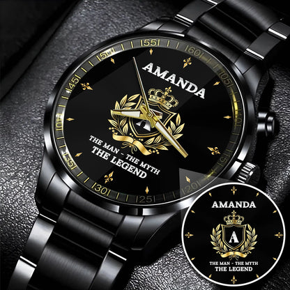 The Man The Myth The Legend King Crown Watch AMANDA M1-W4