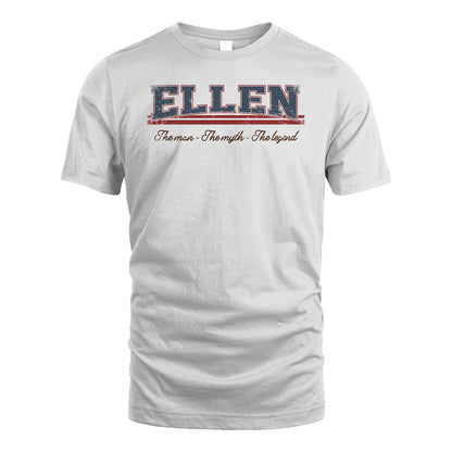 The Man The Myth The Legend Vintage Shirt ELLEN M1-6