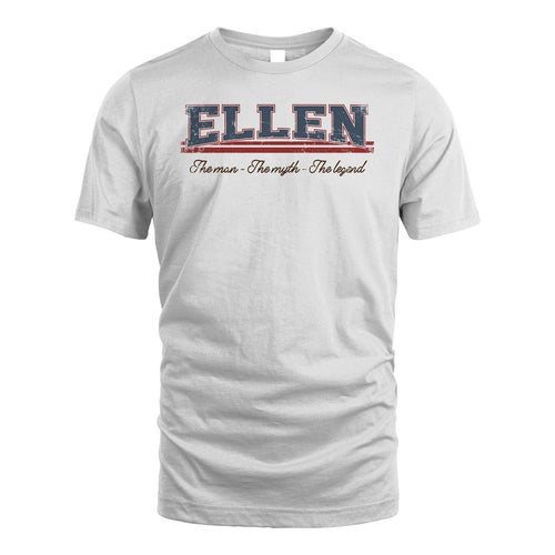 The Man The Myth The Legend Vintage Shirt ELLEN M1-6