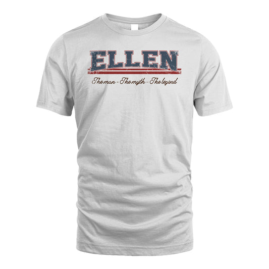 The Man The Myth The Legend Vintage Shirt ELLEN M1-6