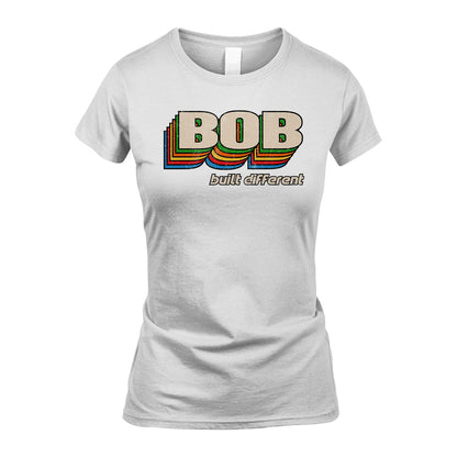 Your Name Built Different Retro Shirt BOB M1-26