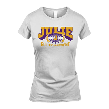 Your Name Built Different Sporty Shirt JULIE M1-32