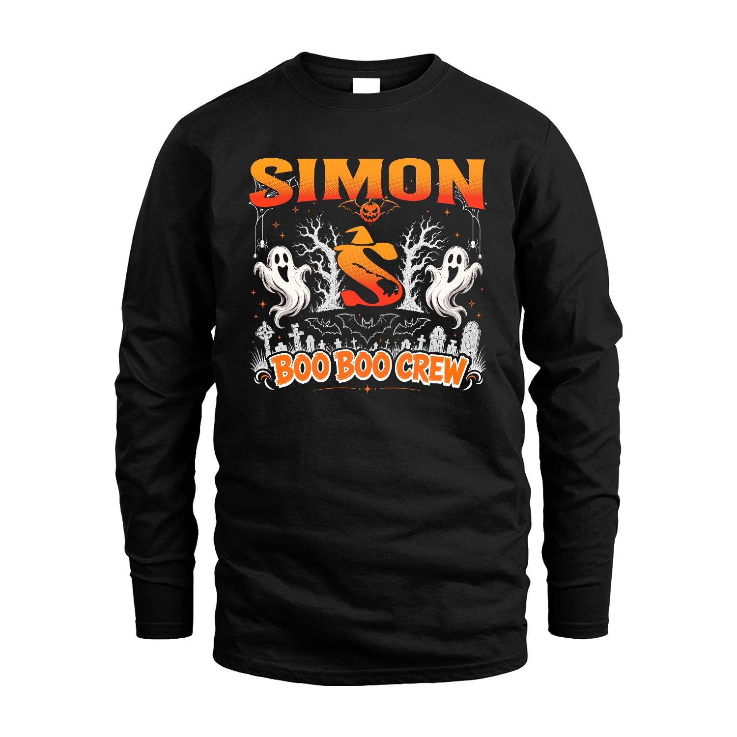 Boo Boo Crew Halloween Custom Name Shirt SIMON M1-28