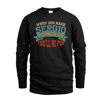 The Man The Myth The Legend Sporty Shirt SERGIO M1-15