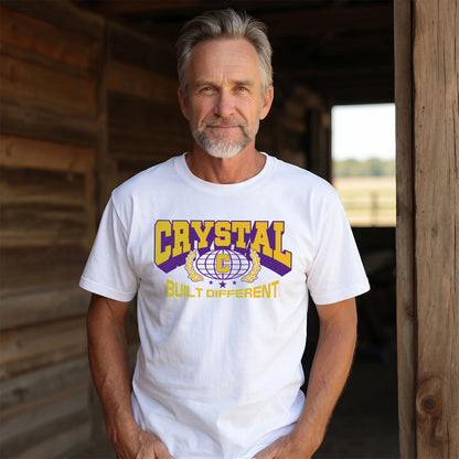 Your Name Built Different Sporty Shirt CRYSTAL M1-32