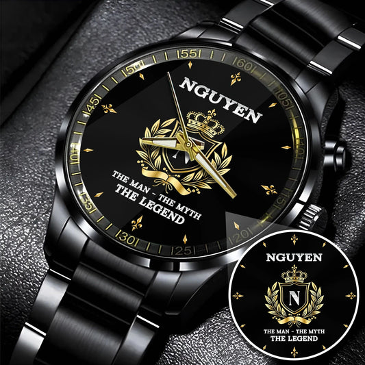 The Man The Myth The Legend King Crown Watch NGUYEN M1-W4