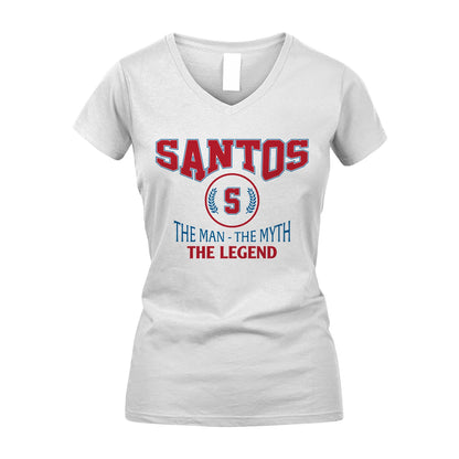 The Man The Myth The Legend Jet Style Shirt SANTOS M1-9