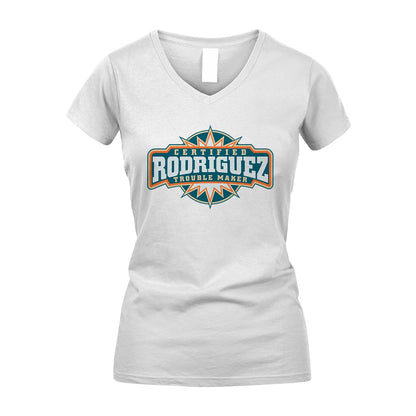 Certified Your Name Trouble Maker Shirt RODRIGUEZ M1-36