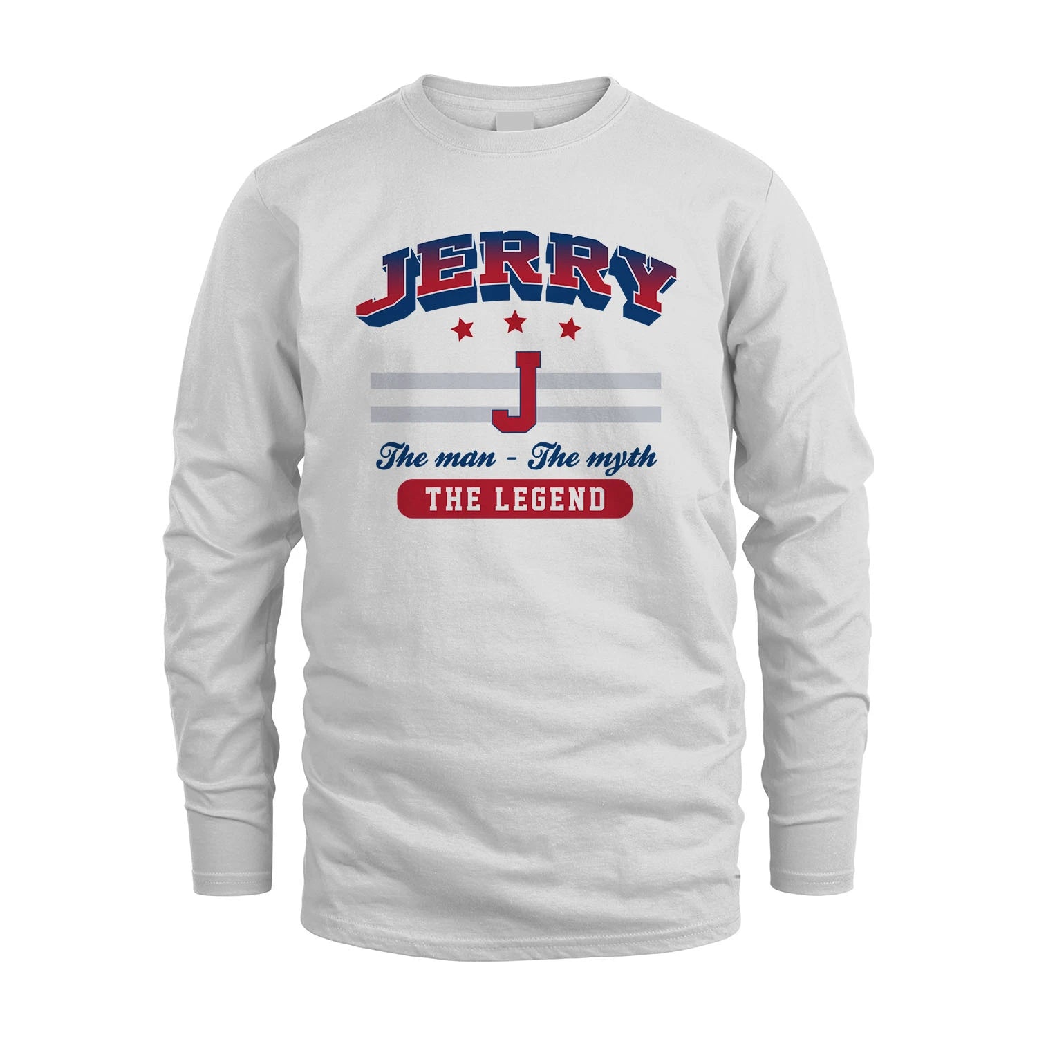 The Man The Myth The Legend With Your Name Shirt JERRY M1-35