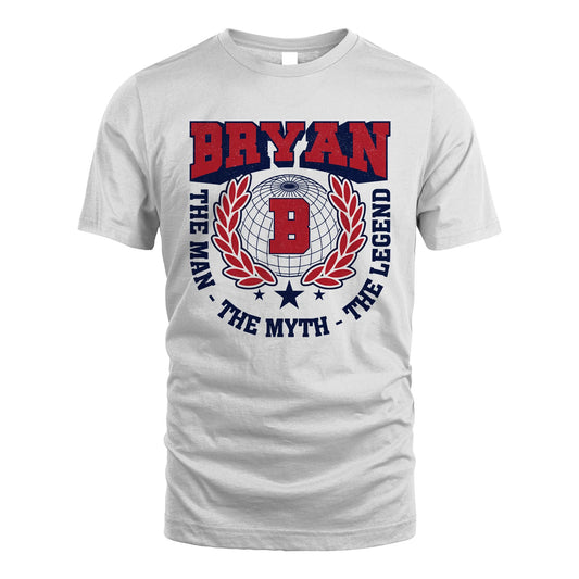 The Man The Myth The Legend Logo Shirt BRYAN M1-30