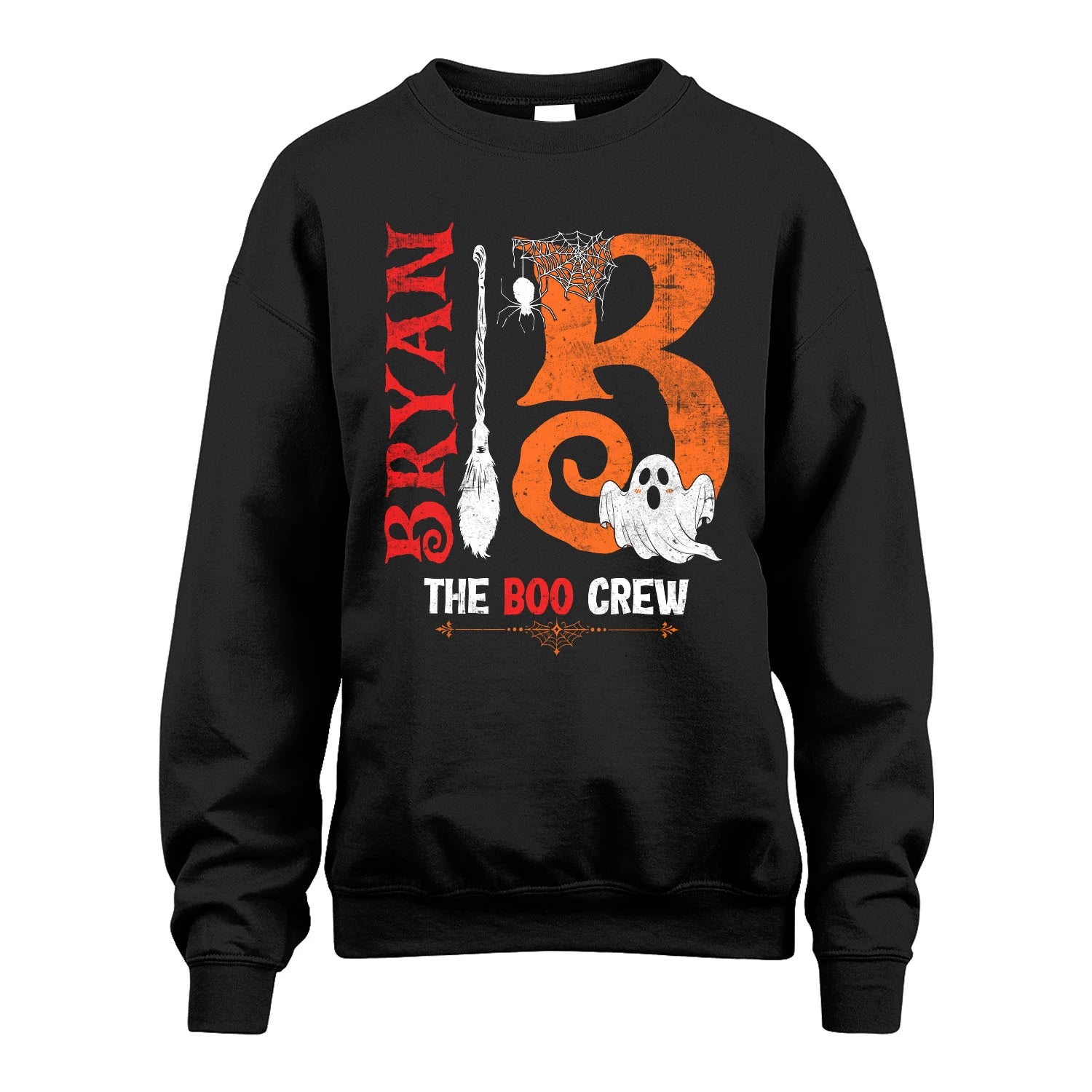 The Boo Crew Halloween With Your Name Shirt BRYAN M1-23