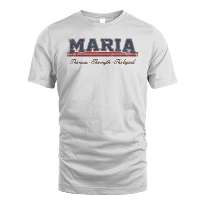 The Man The Myth The Legend Vintage Shirt MARIA M1-6