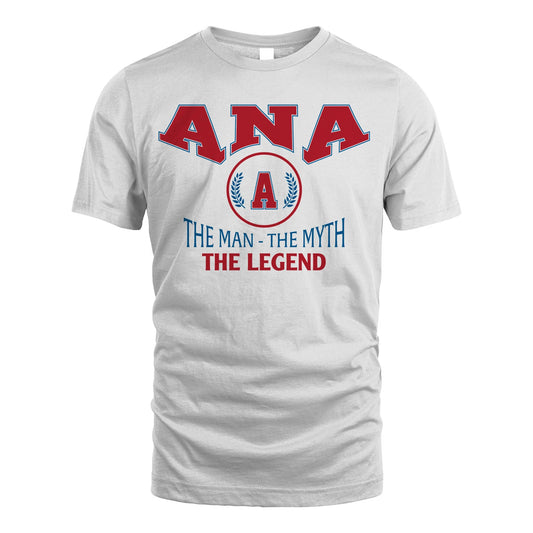 The Man The Myth The Legend Jet Style Shirt ANA M1-9