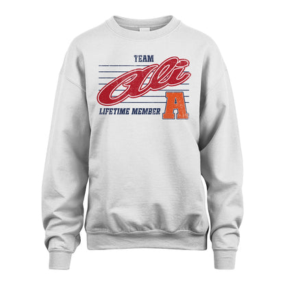 Team Your Name Lifetime Member Vintage Shirt ALI M1-24