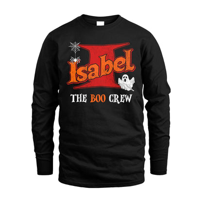 The Boo Crew Halloween Custom Name Shirt ISABEL M1-22