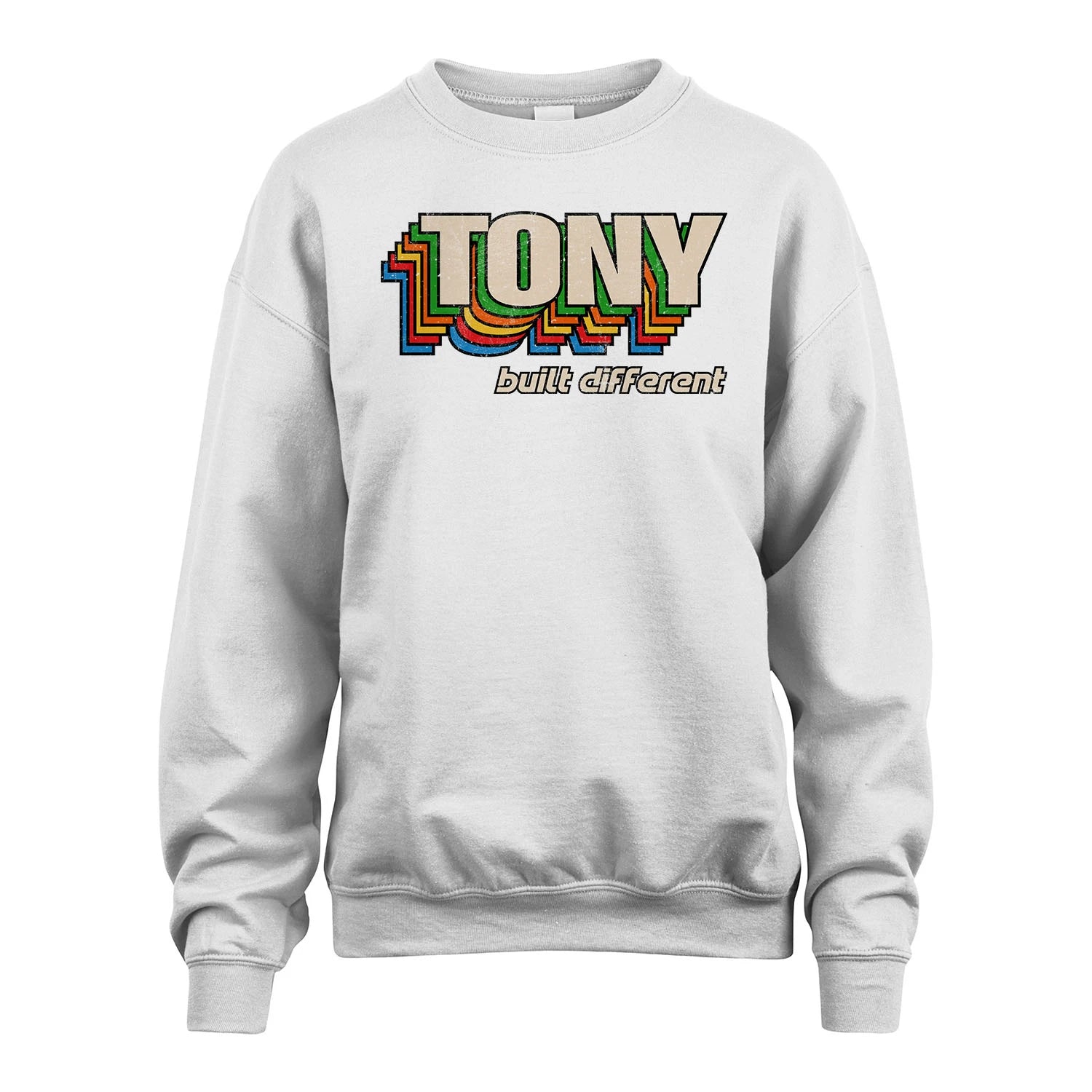 Your Name Built Different Retro Shirt TONY M1-26