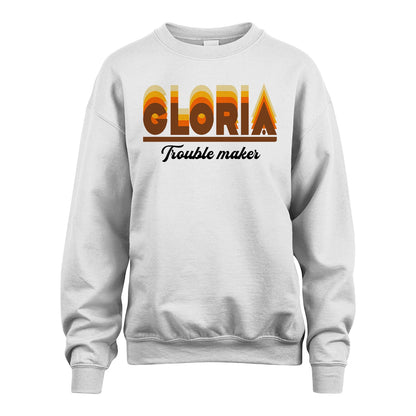 Your Name Trouble Maker Funny Shirt GLORIA M1-34