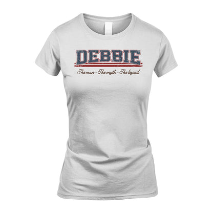 The Man The Myth The Legend Vintage Shirt DEBBIE M1-6