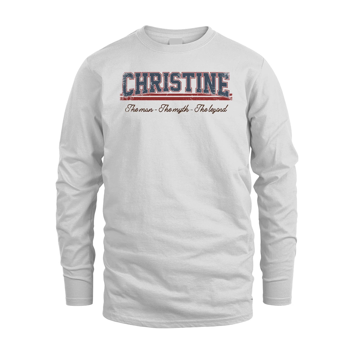The Man The Myth The Legend Vintage Shirt CHRISTINE M1-6