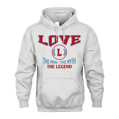 The Man The Myth The Legend Jet Style Shirt LOVE M1-9