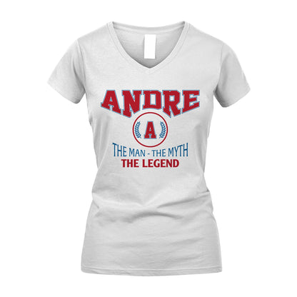 The Man The Myth The Legend Jet Style Shirt ANDRE M1-9