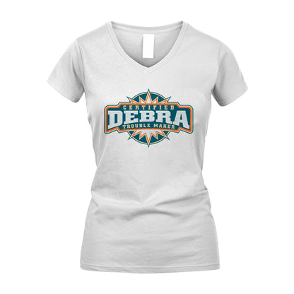 Certified Your Name Trouble Maker Shirt DEBRA M1-36