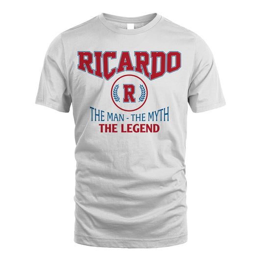 The Man The Myth The Legend Jet Style Shirt RICARDO M1-9
