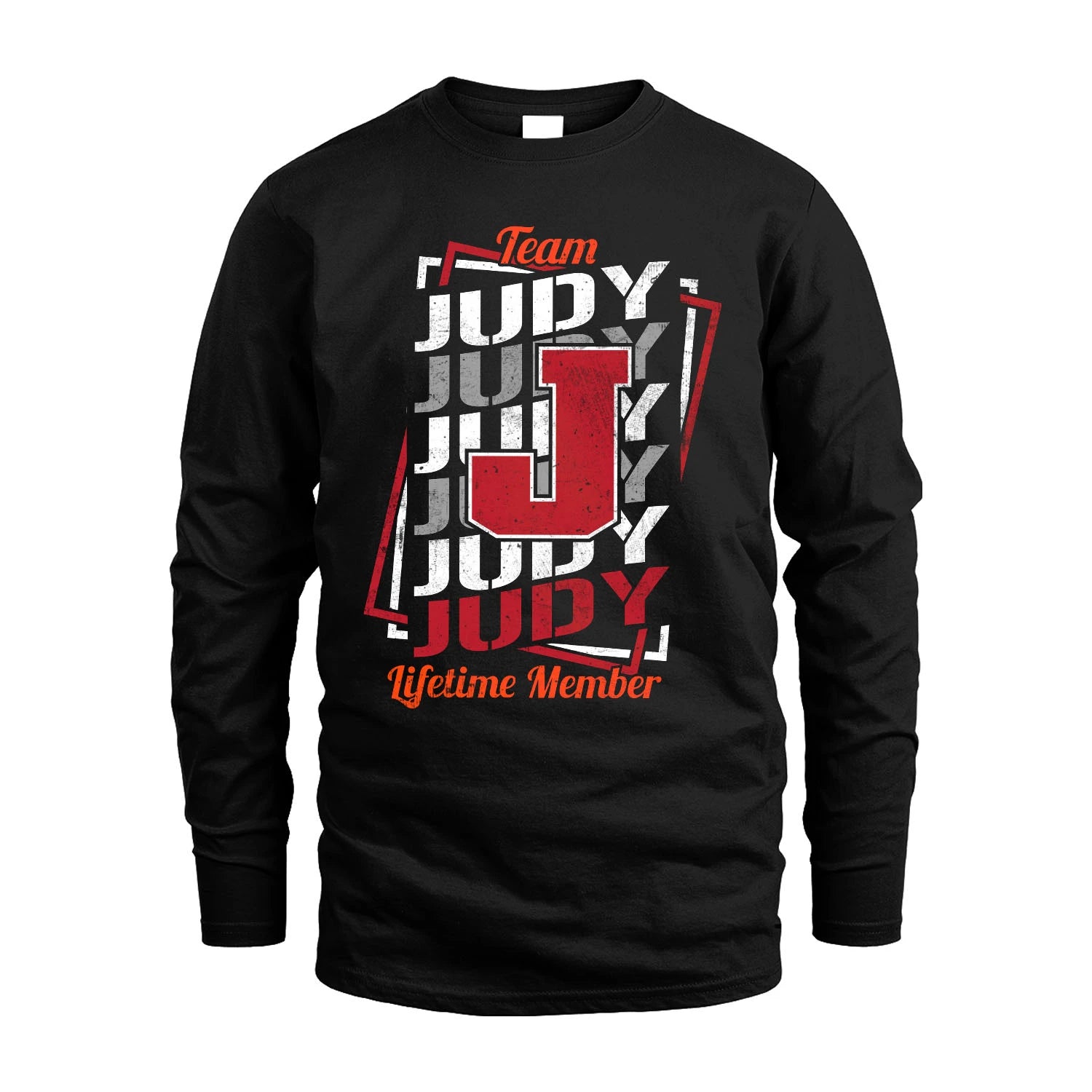 Team Your Name Lifetime Member Sporty Shirt JUDY M1-25