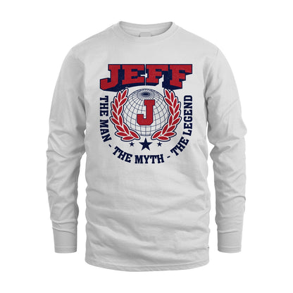 The Man The Myth The Legend Logo Shirt JEFF M1-30