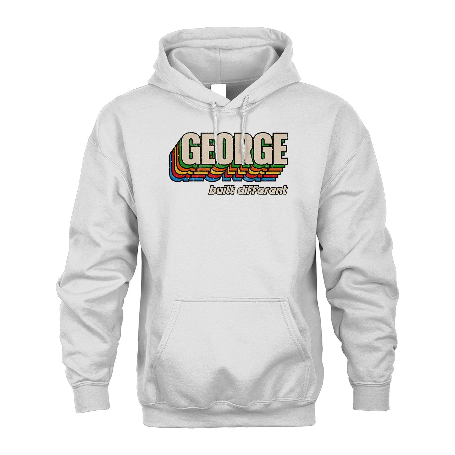 Your Name Built Different Retro Shirt GEORGE M1-26