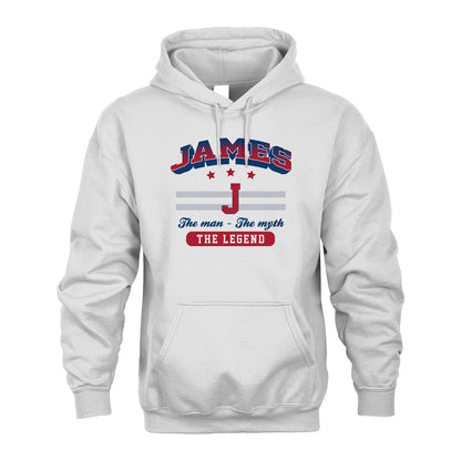 The Man The Myth The Legend With Your Name Shirt JAMES M1-35