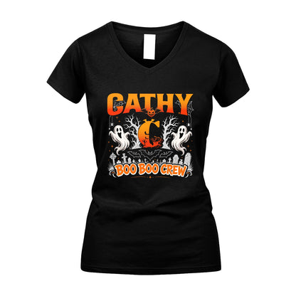 Boo Boo Crew Halloween Custom Name Shirt CATHY M1-28