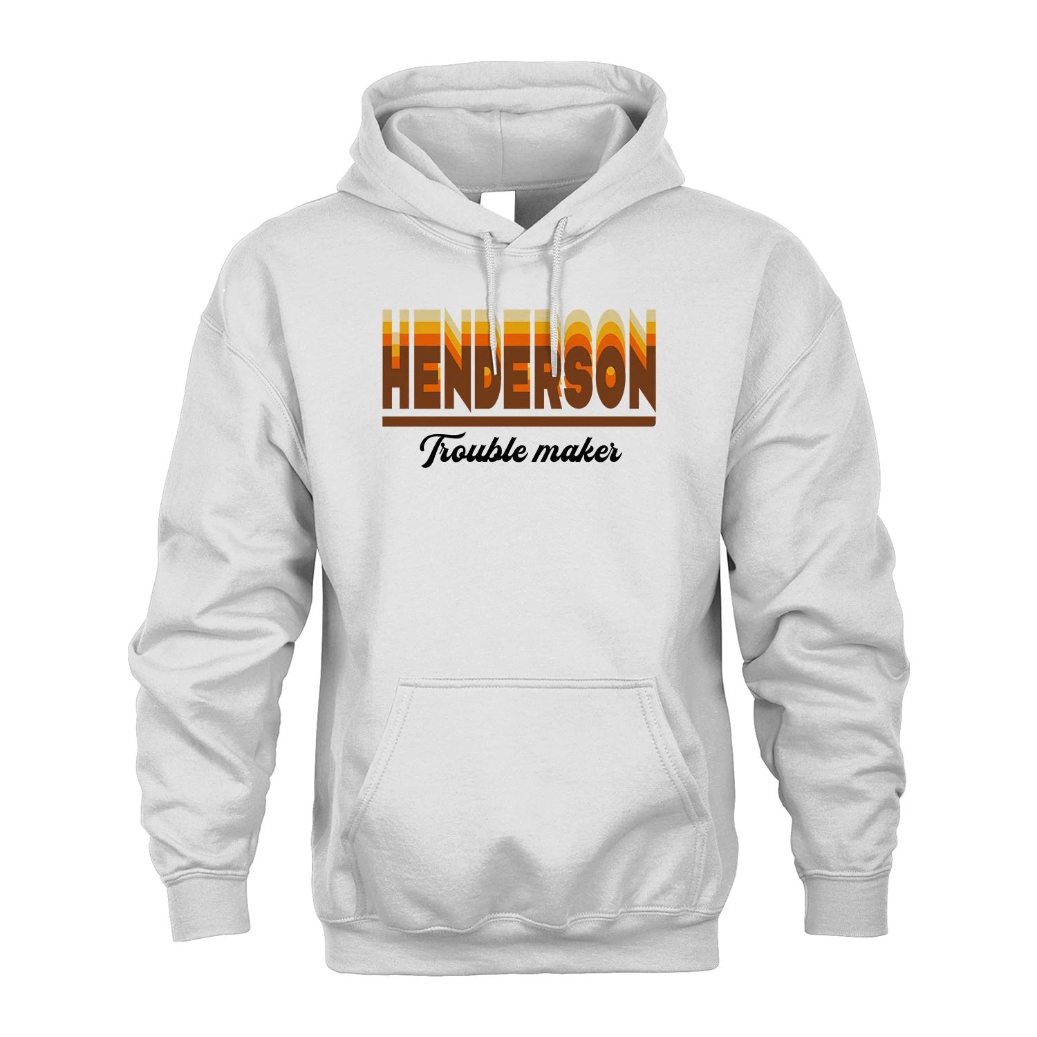Your Name Trouble Maker Funny Shirt HENDERSON M1-34