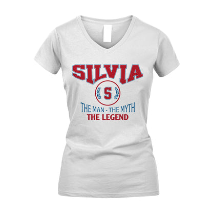 The Man The Myth The Legend Jet Style Shirt SILVIA M1-9