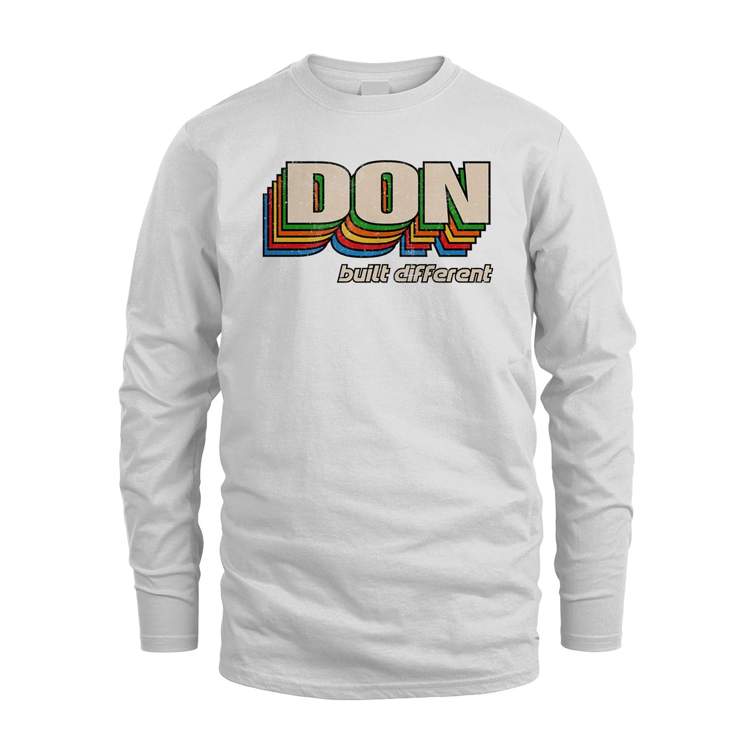 Your Name Built Different Retro Shirt DON M1-26