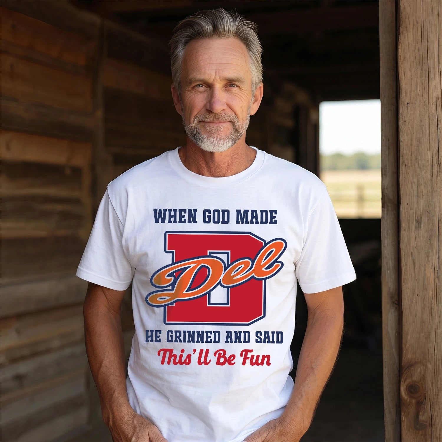 God Made Your Name Custom Shirt DEL M1-16