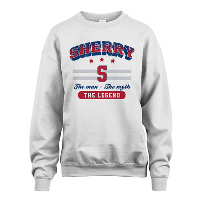 The Man The Myth The Legend With Your Name Shirt SHERRY M1-35
