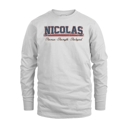 The Man The Myth The Legend Vintage Shirt NICOLAS M1-6