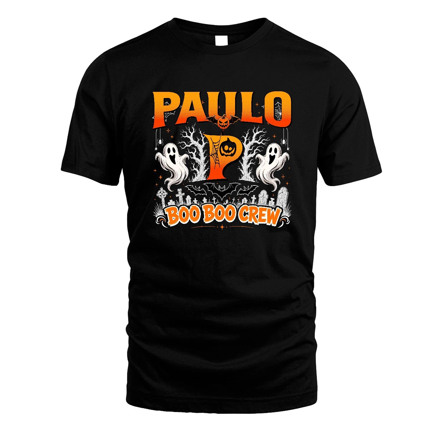 Boo Boo Crew Halloween Custom Name Shirt PAULO M1-28