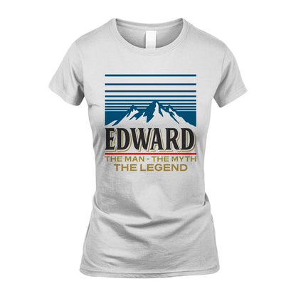 The Man The Myth The Legend Vintage Mountain Shirt EDWARD M1-19