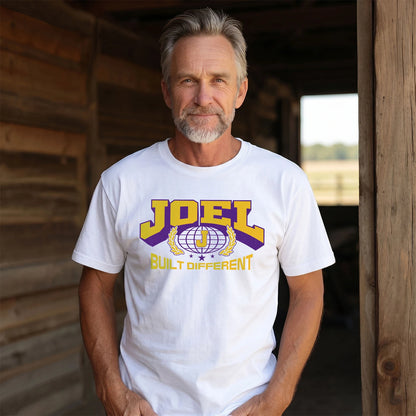 Your Name Built Different Sporty Shirt JOEL M1-32