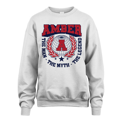 The Man The Myth The Legend Logo Shirt AMBER M1-30