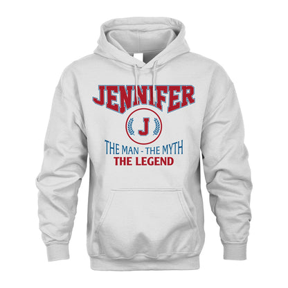 The Man The Myth The Legend Jet Style Shirt JENNIFER M1-9