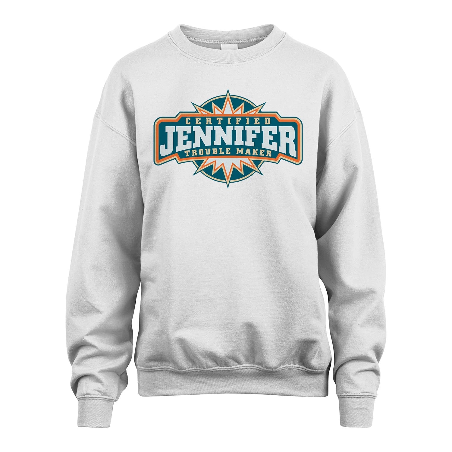 Certified Your Name Trouble Maker Shirt JENNIFER M1-36