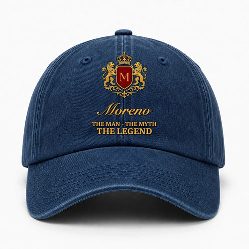 The Man The Myth The Legend Royal Blue Cap MORENO 13K1 C49PF