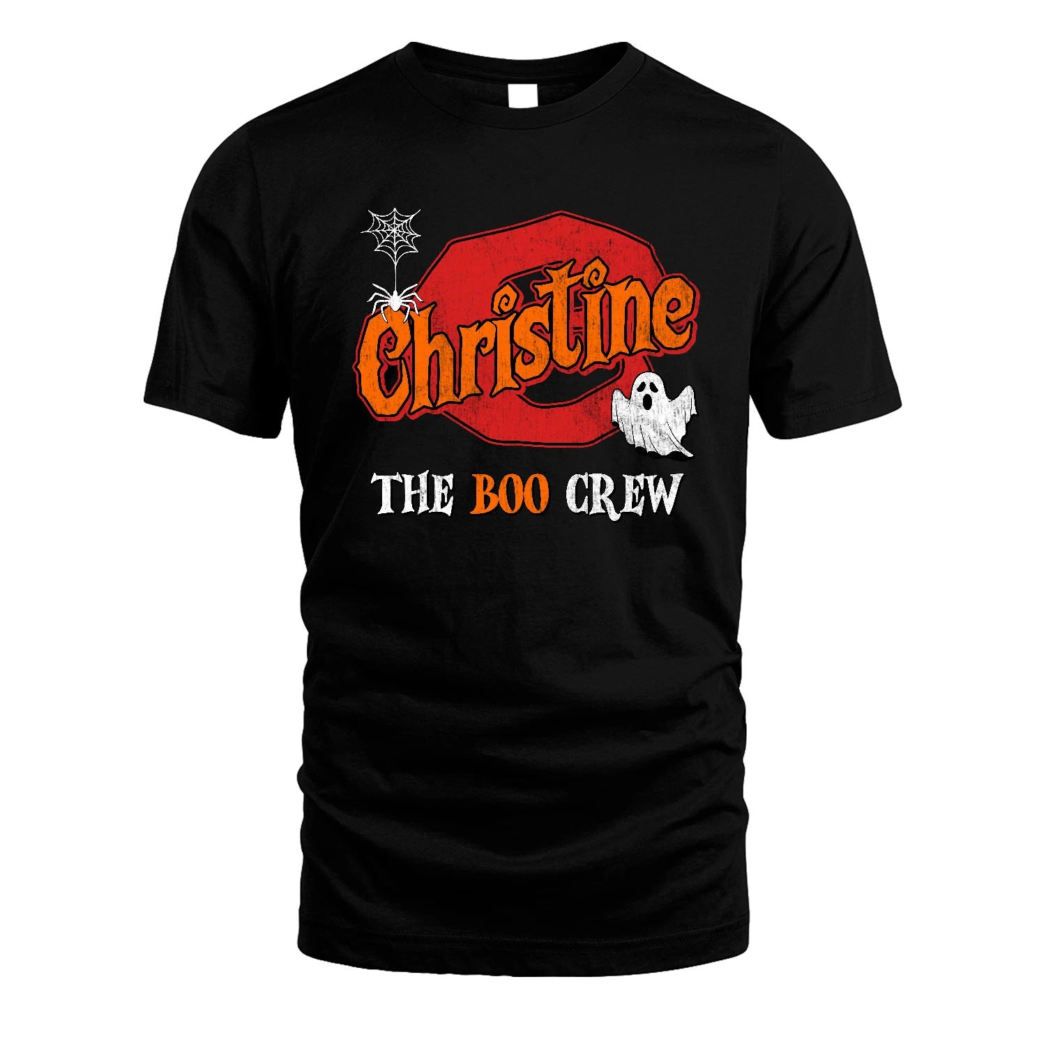 The Boo Crew Halloween Custom Name Shirt CHRISTINE M1-22