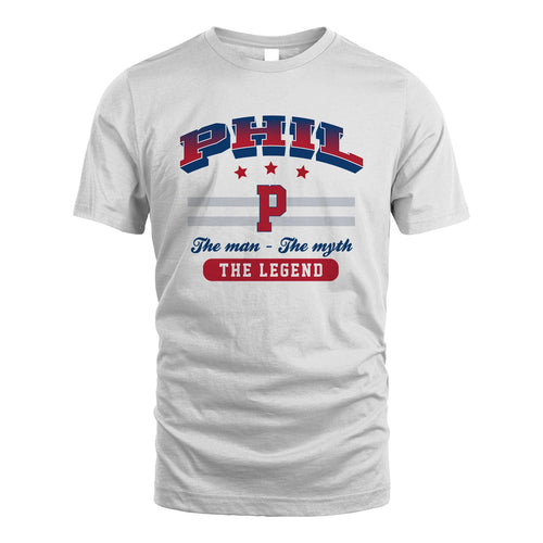 The Man The Myth The Legend With Your Name Shirt PHIL M1-35