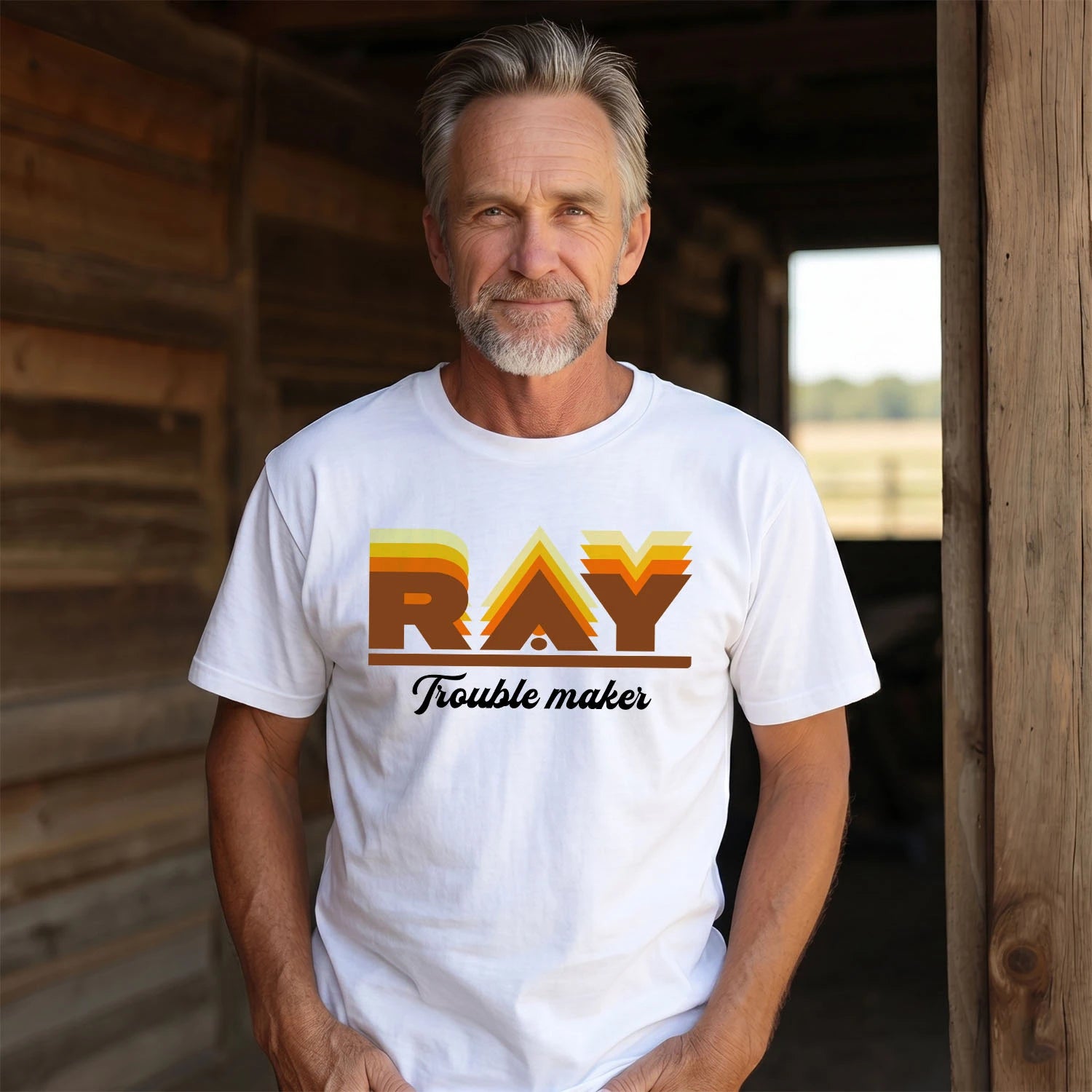 Your Name Trouble Maker Funny Shirt RAY M1-34