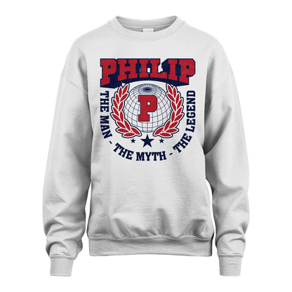 The Man The Myth The Legend Logo Shirt PHILIP M1-30