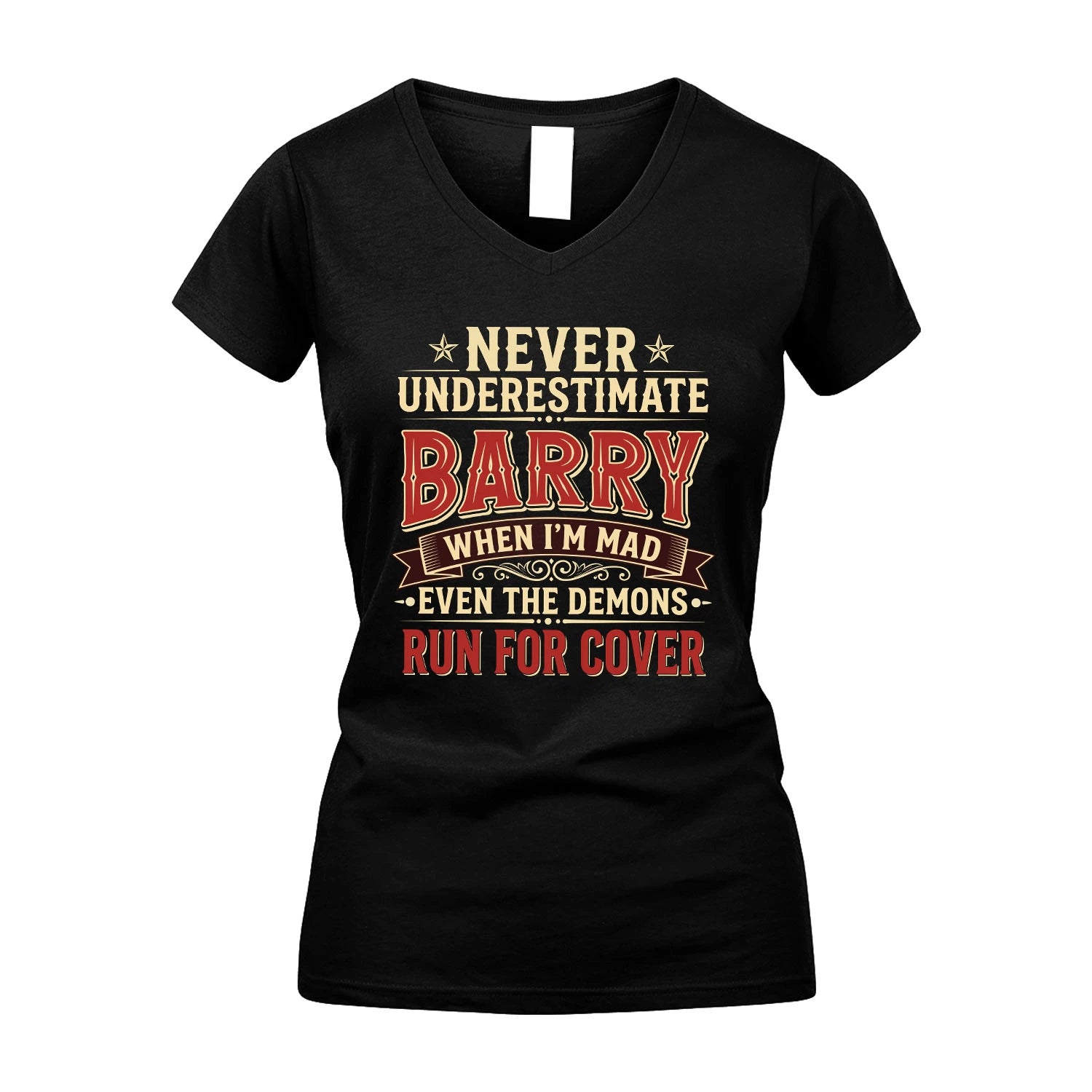 Never Underestimate When I'm Mad Shirt BARRY M1-4